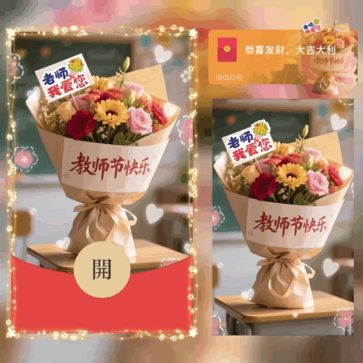 教师节快乐/老师我爱您/bao红包封面皮肤