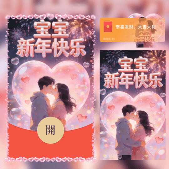 宝宝新年快乐/nn红包封面皮肤