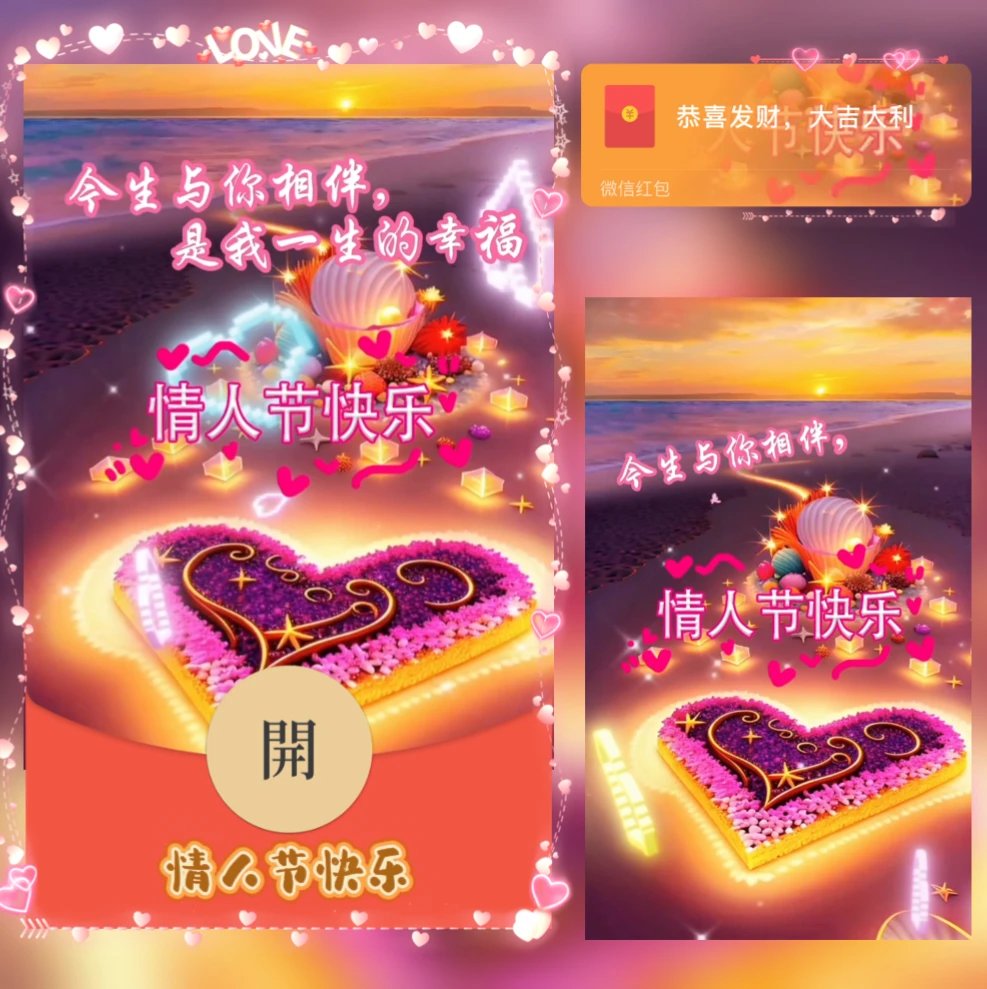 情人节快乐/yj红包封面皮肤