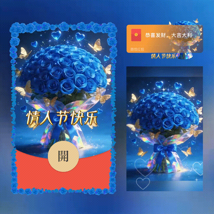 情人节快乐/新版动态/xn红包封面皮肤