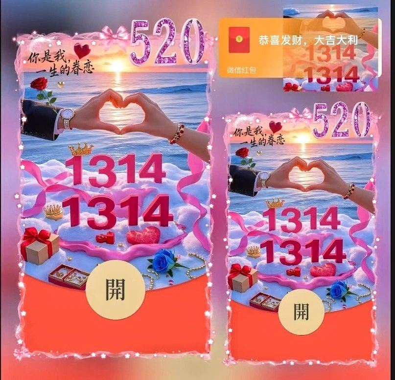 520一生一世/ds红包封面皮肤