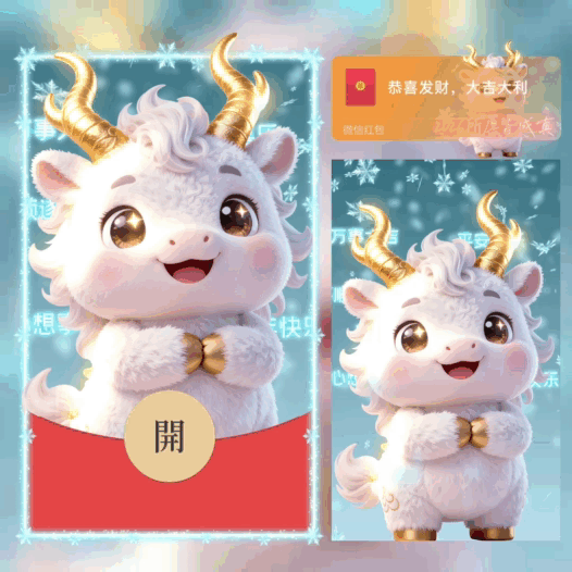 2026所愿皆成真/新版动态/bao红包封面皮肤