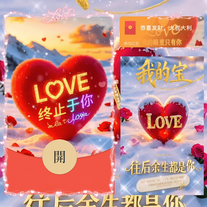 我的宝，往后余生都是你/yj红包封面皮肤