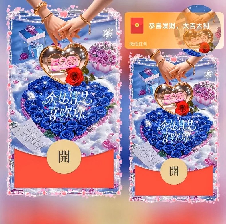 520余生皆是喜欢你/ds红包封面皮肤