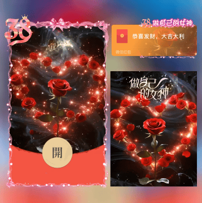 女神节ds红包封面皮肤