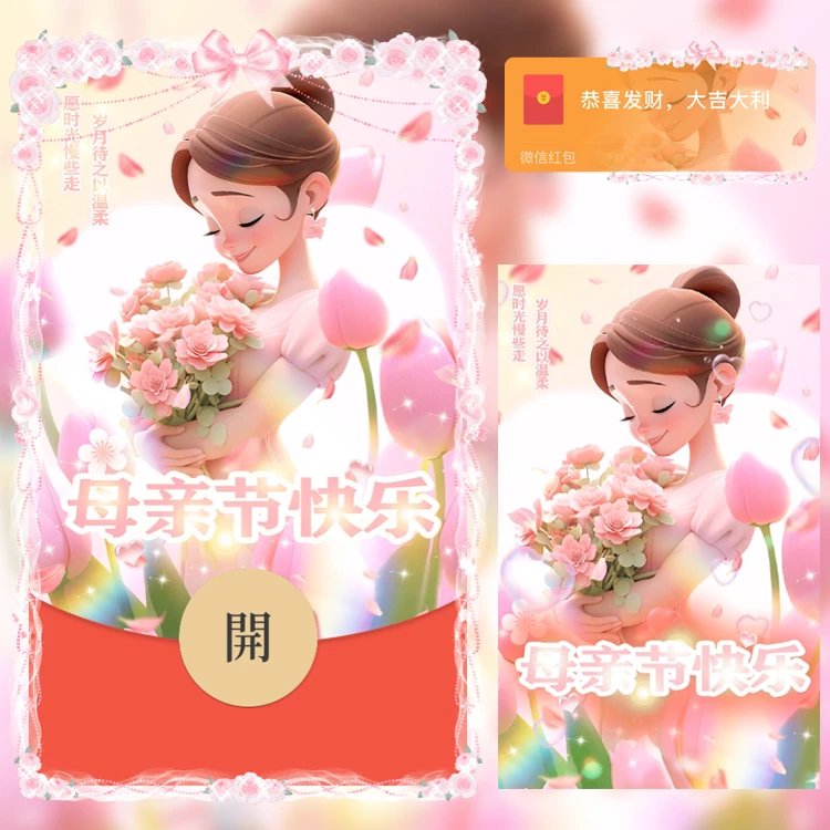 【红包封面】母亲节快乐/N