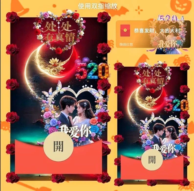 520处处有真情/ds红包封面皮肤