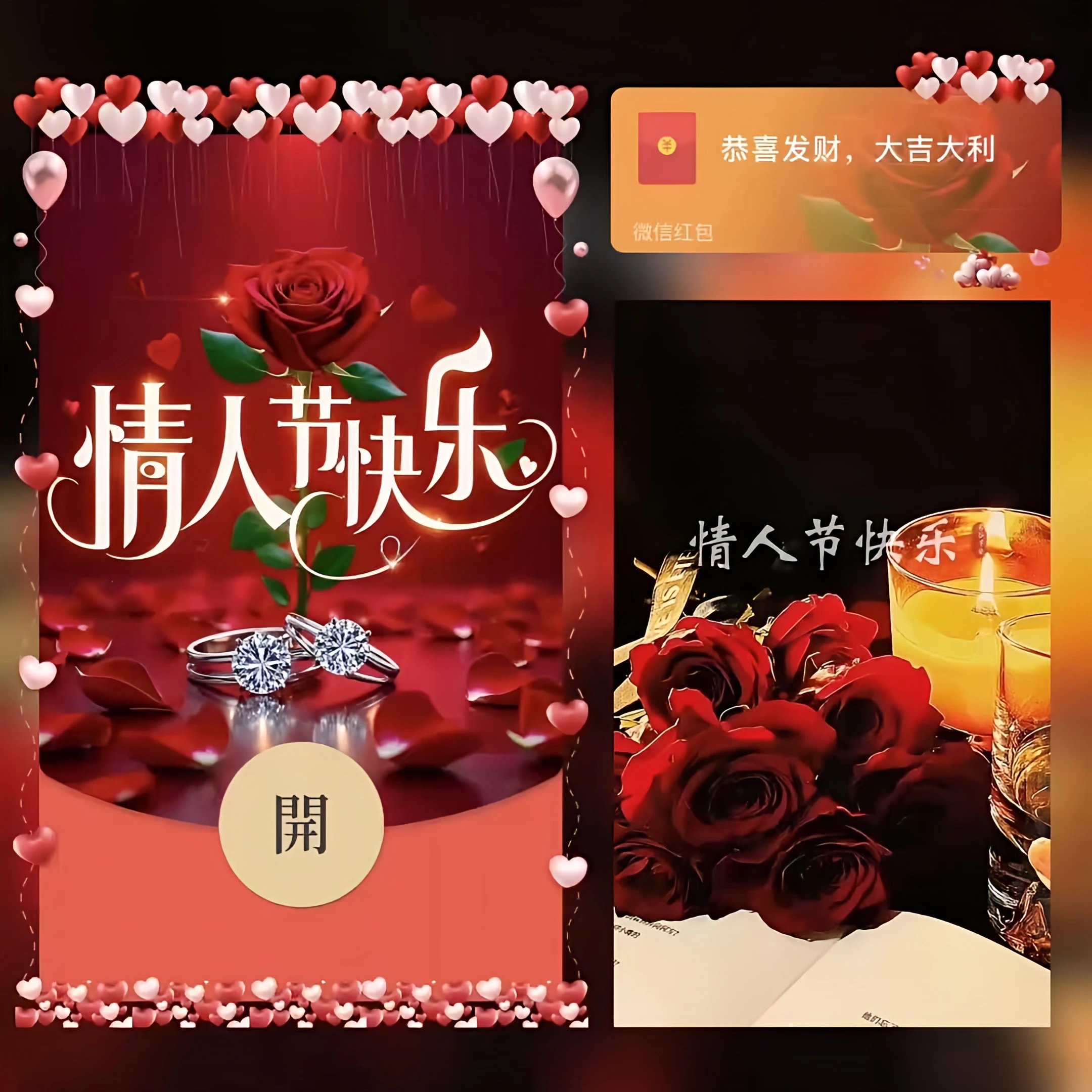 情人节快乐/bao红包封面皮肤