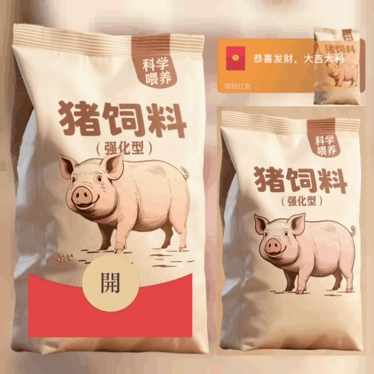 猪饲料/强化型/新版动态/bao红包封面皮肤