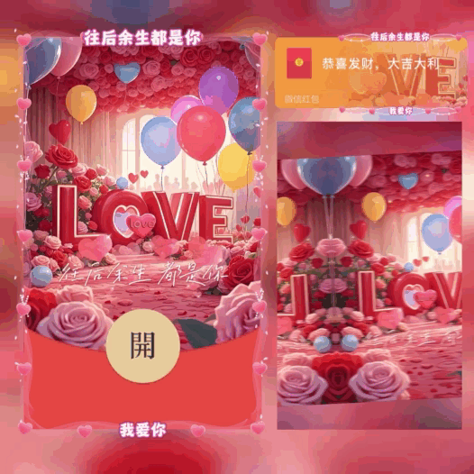 【卡密兑换】微信红包封面『往后余生都是你/bao』官方卡密丨端内兑换丨24小时自助提卡！