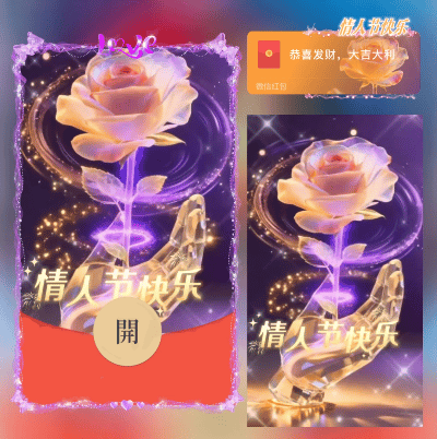 情人节快乐dS红包封面皮肤