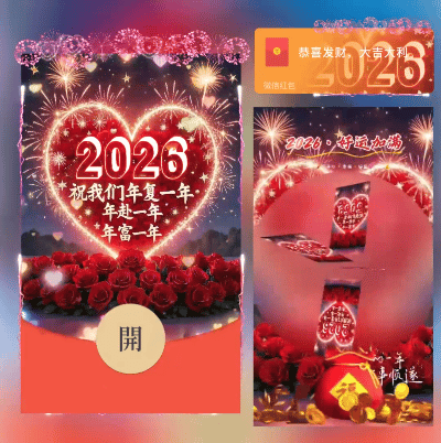 2026年富一年ds红包封面皮肤