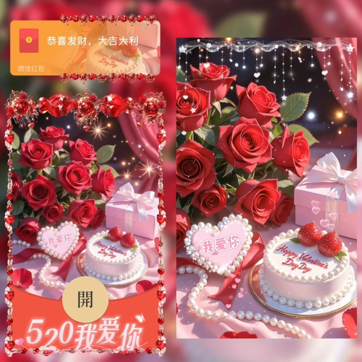 520我爱你/sq红包封面皮肤