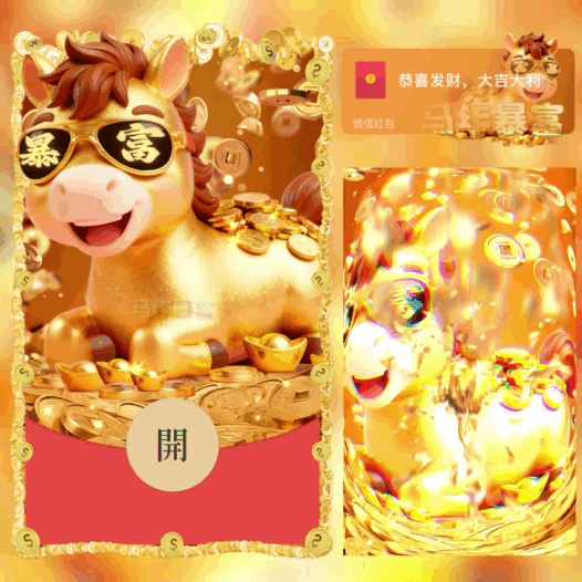 马年暴富/新版动态/bao红包封面皮肤
