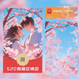 【红包封面】520我爱你情侣款/yssj