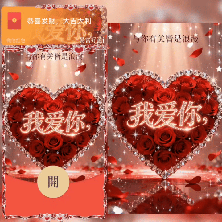 我爱你/520/情人节/sq红包封面皮肤