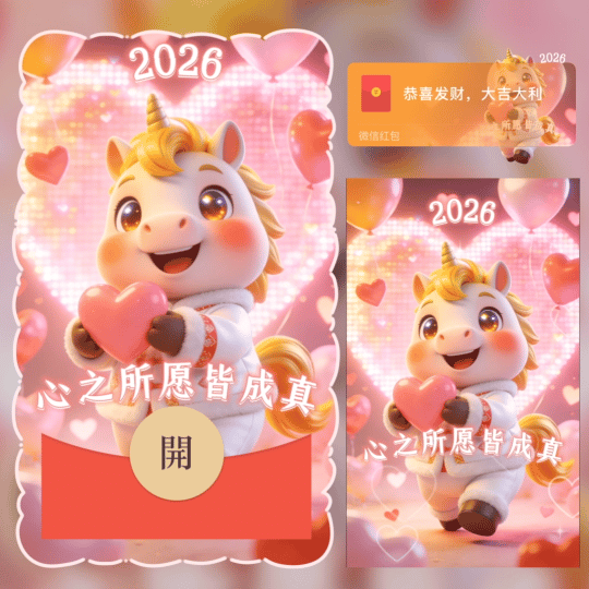 2026心之所愿皆成真/nn红包封面皮肤