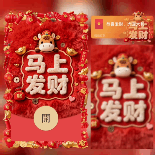 马上发财/bao红包封面皮肤