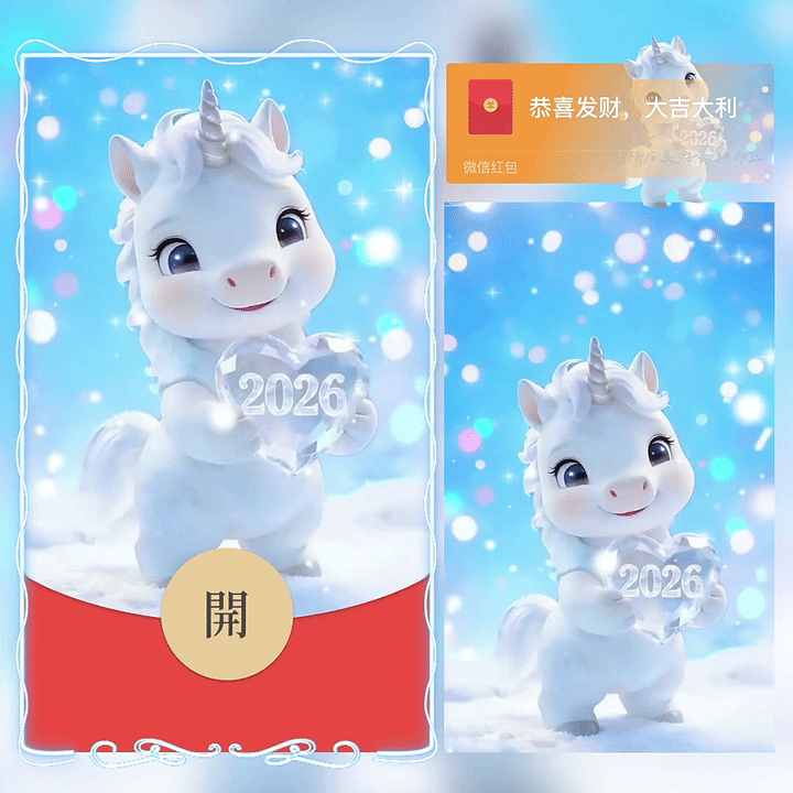 【红包封面】2026愿所有美好如约而至/新版动态/yc