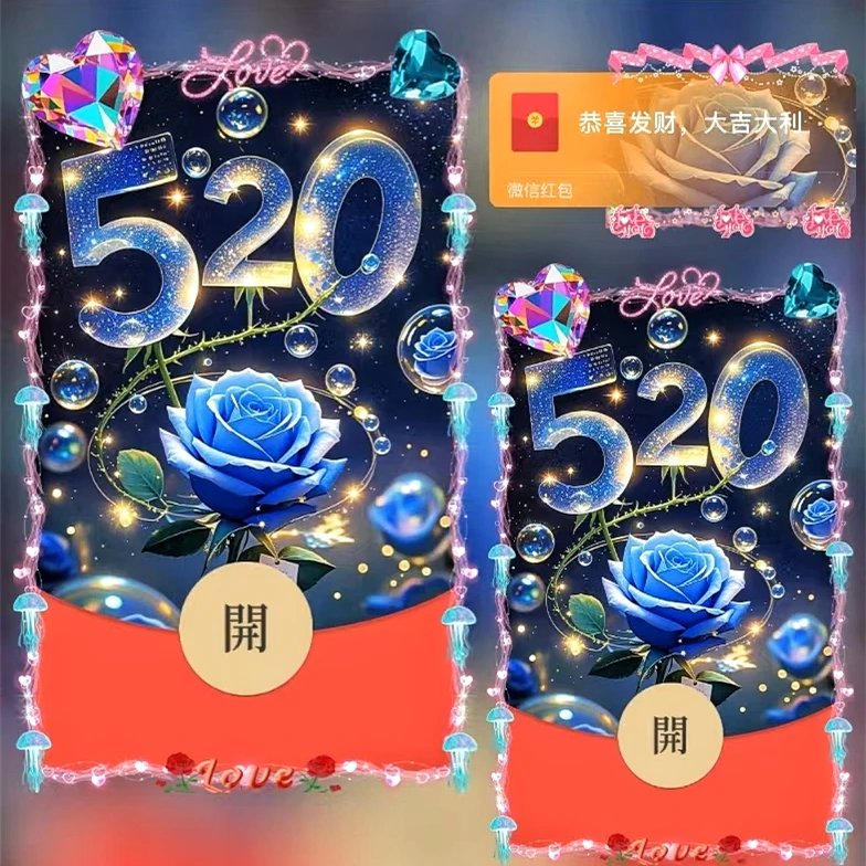 520喜欢你/ds红包封面皮肤