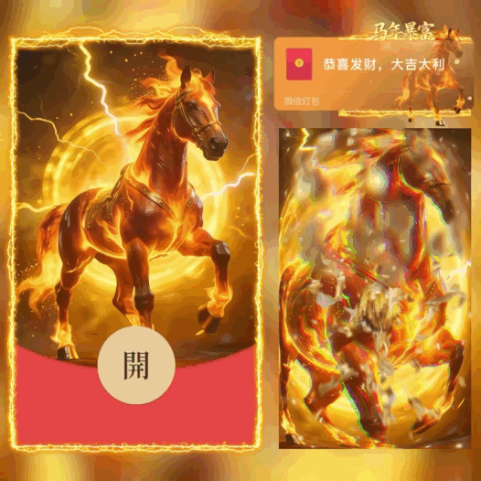 马年暴富/新版动态/bao红包封面皮肤