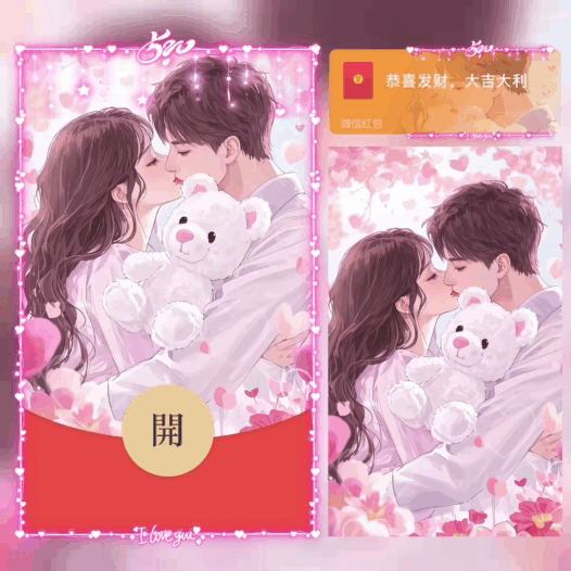 【卡密兑换】微信红包封面『遇见你很幸运/bao』官方卡密丨端内兑换丨24小时自助提卡！