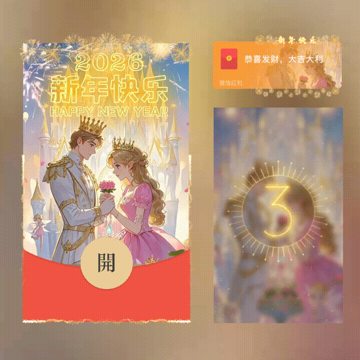 2026新年快乐/新年快乐/xn红包封面皮肤