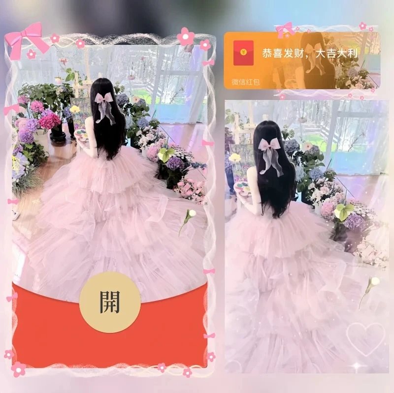 粉婚纱女孩/静态/nn红包封面皮肤