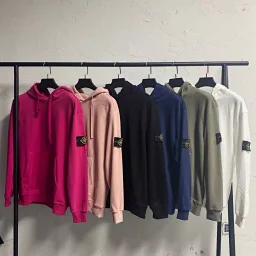 thumbnail for S-Multicolor Stone Hooded Sweatshirt