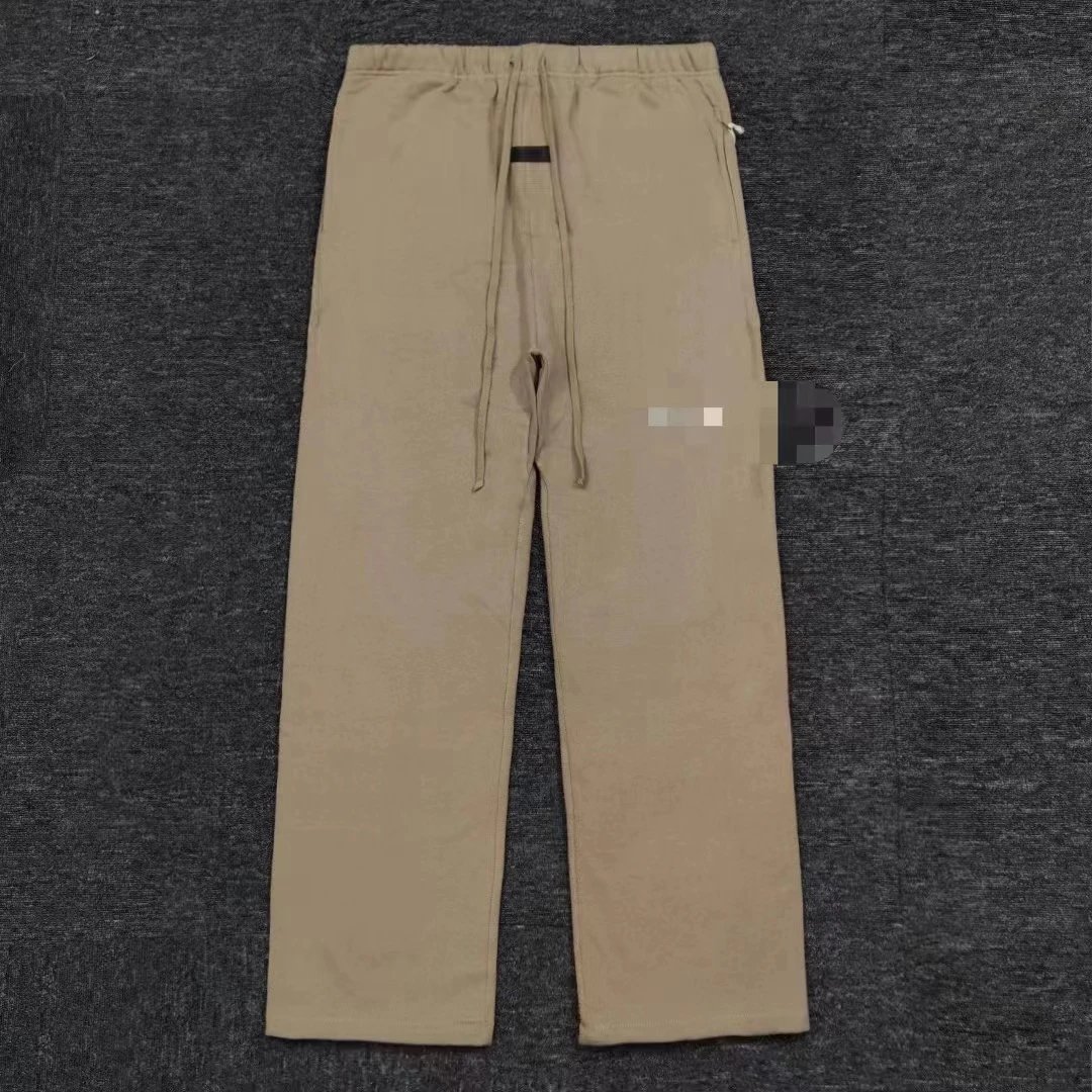 S flocking small label drawstring sweatpants