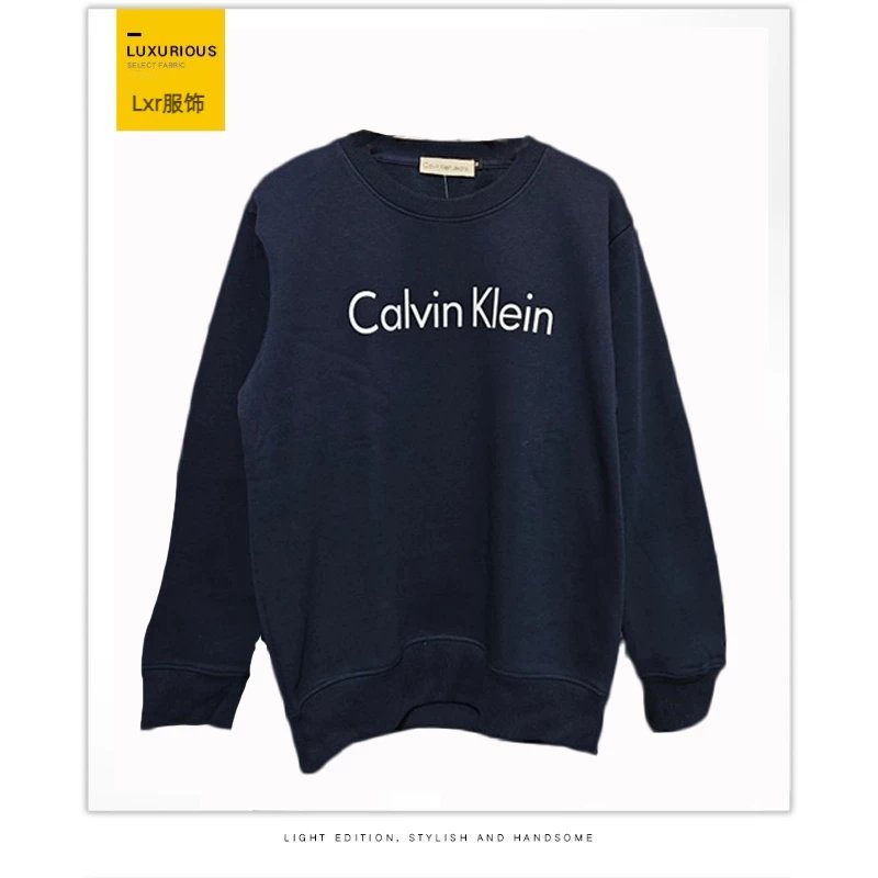 Calvin Klein Logo Graphic Navy Hoodie