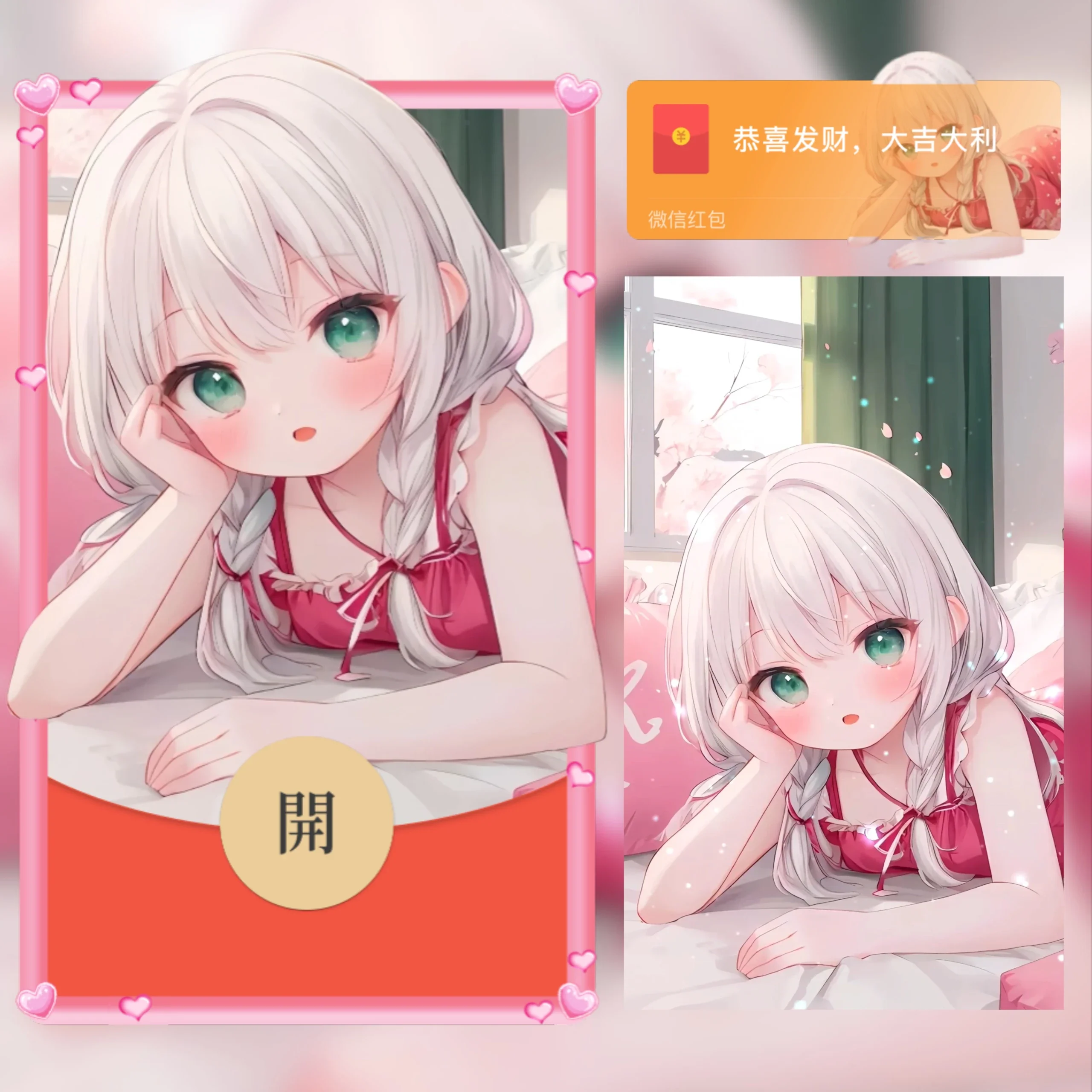 【红包封面】呆萌小萝莉/ab