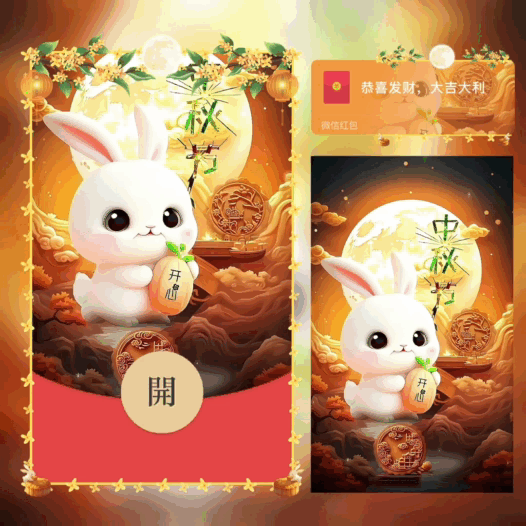 【红包封面】中秋节快乐/BAO