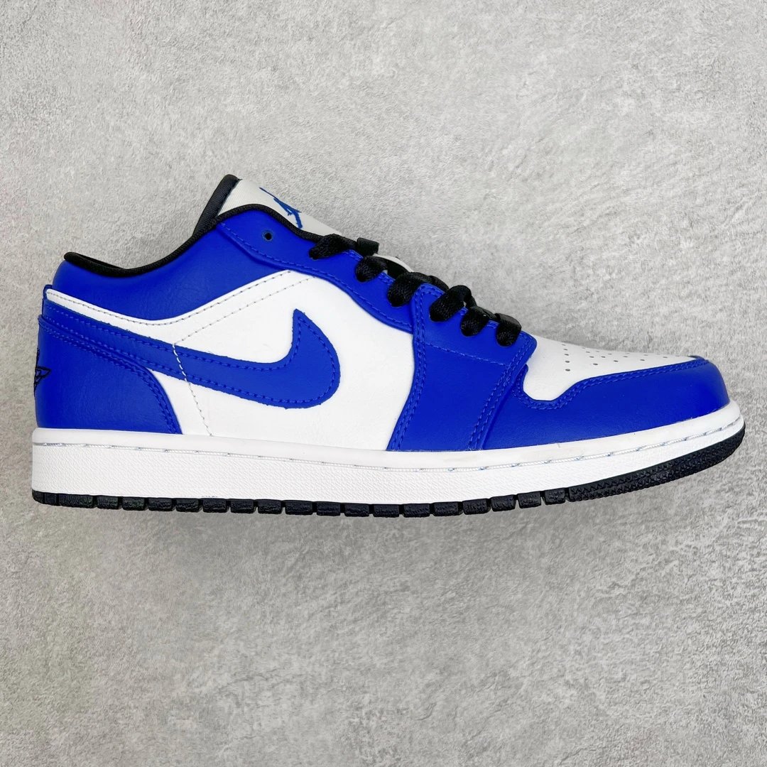 AJ1 Low Blue and White 553558-124