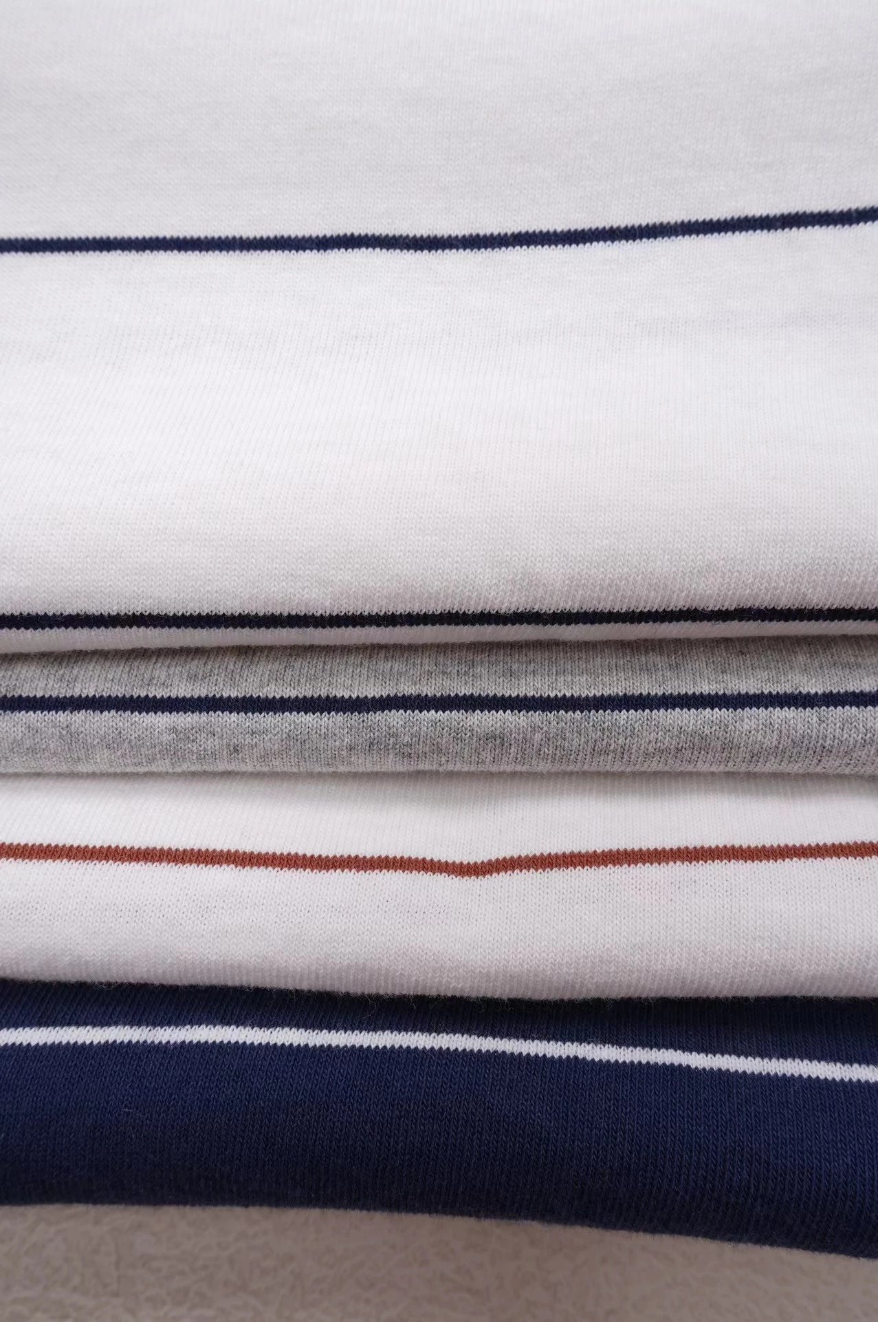 Design Nautica Striped Logo T-Shirt Gray T-Shirts - 9