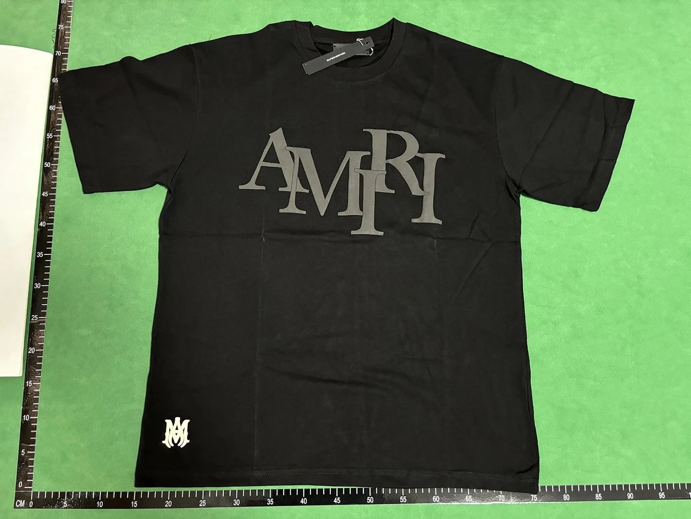 Amiri Logo Embroidered White T-Shirt - 7
