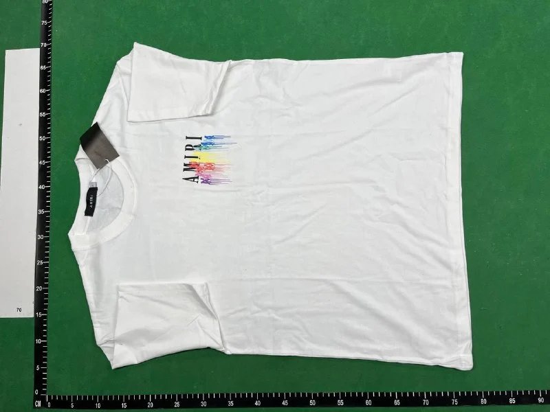 Amiri Logo Embroidered White T-Shirt - 6