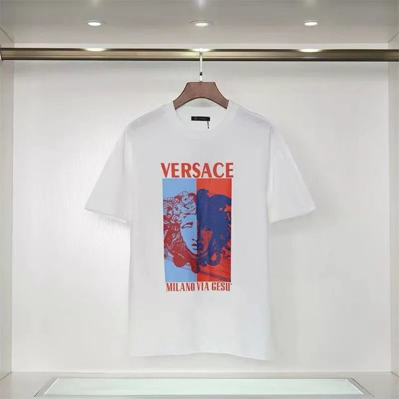 Versace Medusa Graphic Print White T-Shirt - 13