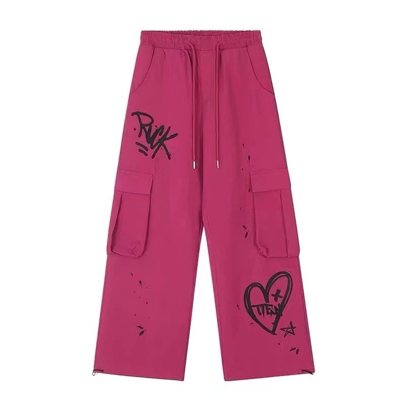 Gallery Dept. Graffiti Cargo Pants Pink - 16
