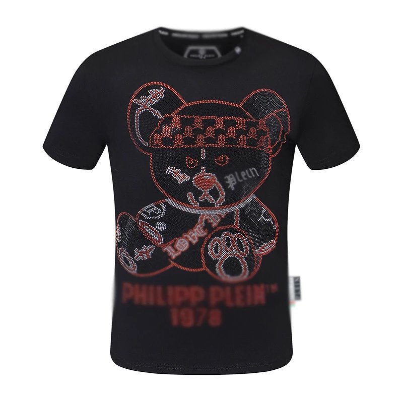 Philipp Plein Platinum Cut Crystal-Embellished Black T-Shirt - 16