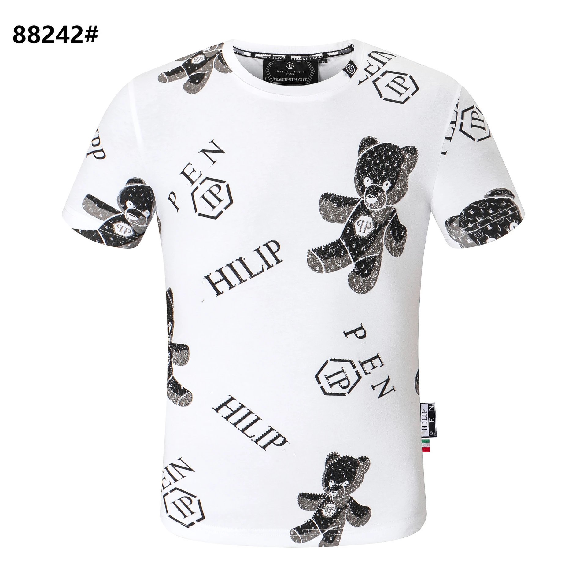 Philipp Plein Platinum Cut Crystal-Embellished Black T-Shirt - 15