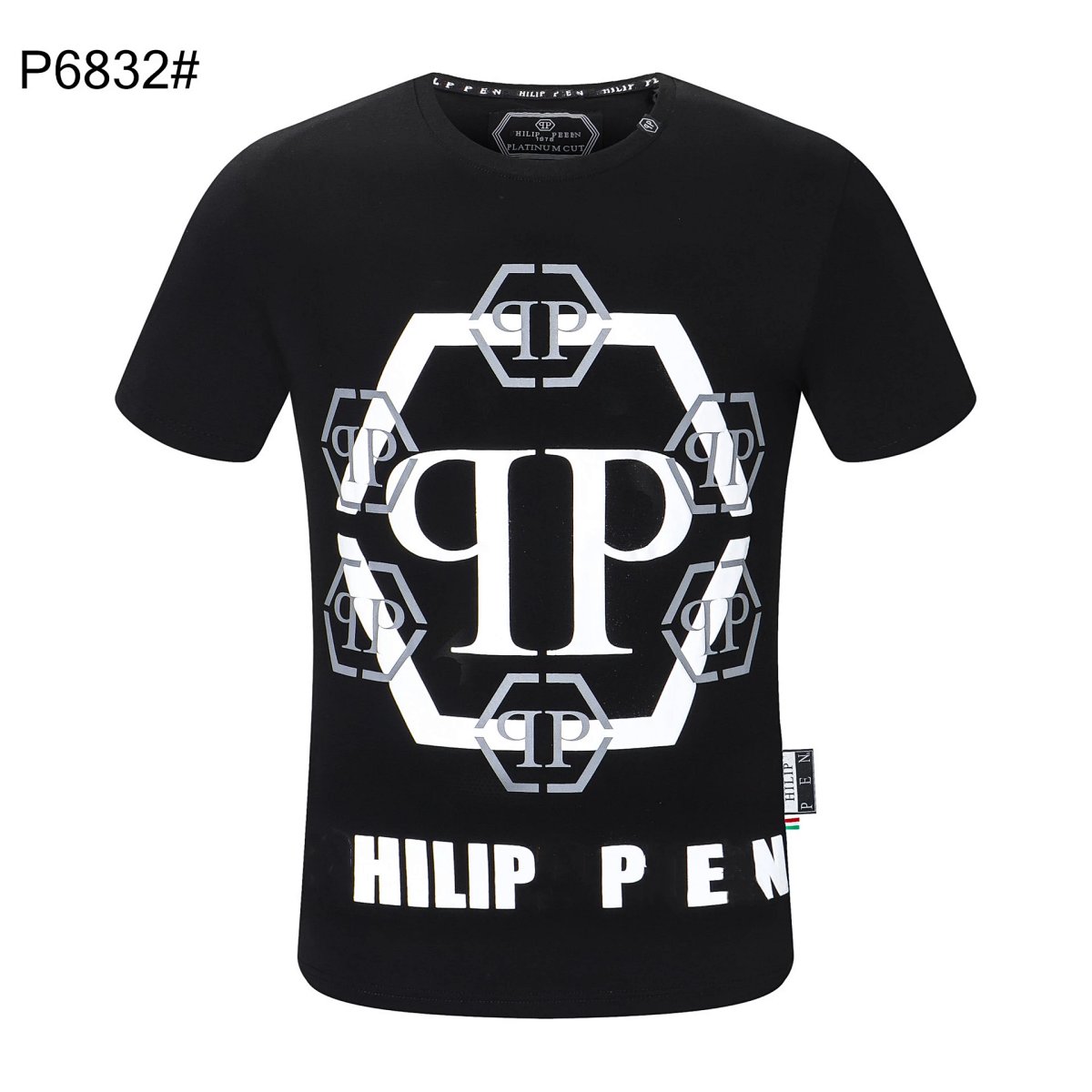 Philipp Plein Skull Crown Flame Print T-Shirt Multicolor product detail 16 in Litbuy spreadsheet finds
