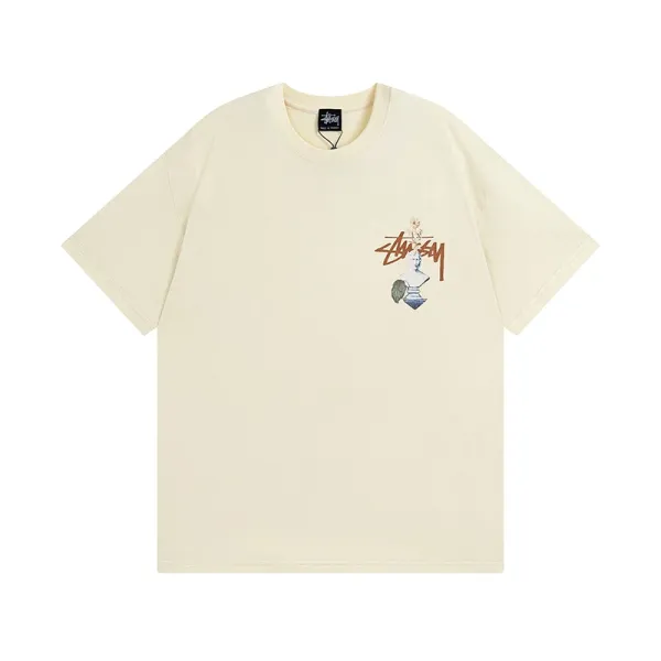 Stussy Stock Logo T-Shirt Red - 4