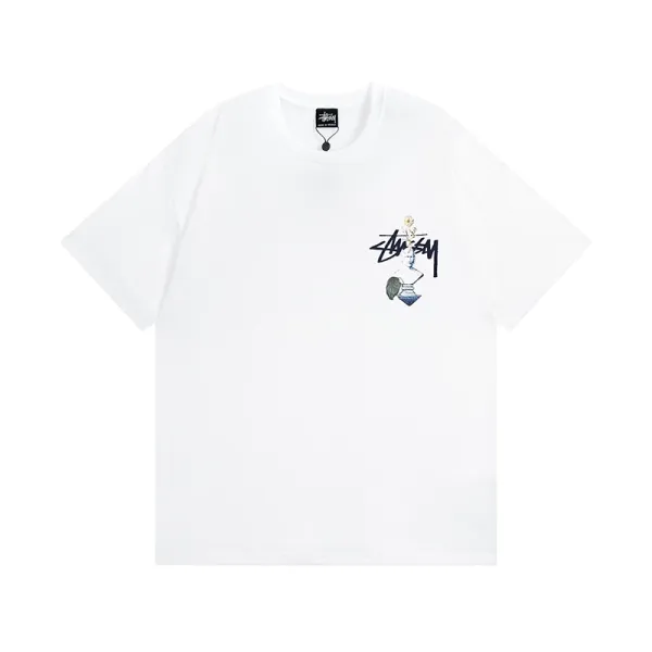 Stussy Stock Logo T-Shirt Red - 3