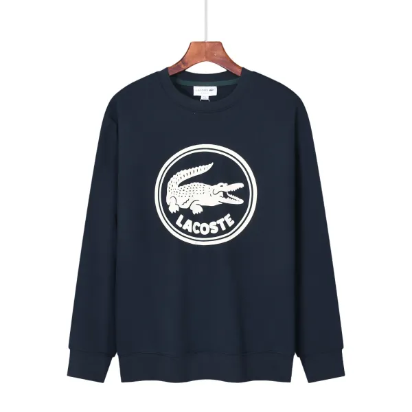 Lacoste Classic Fit Crocodile Logo Navy Sweatshirt - 1