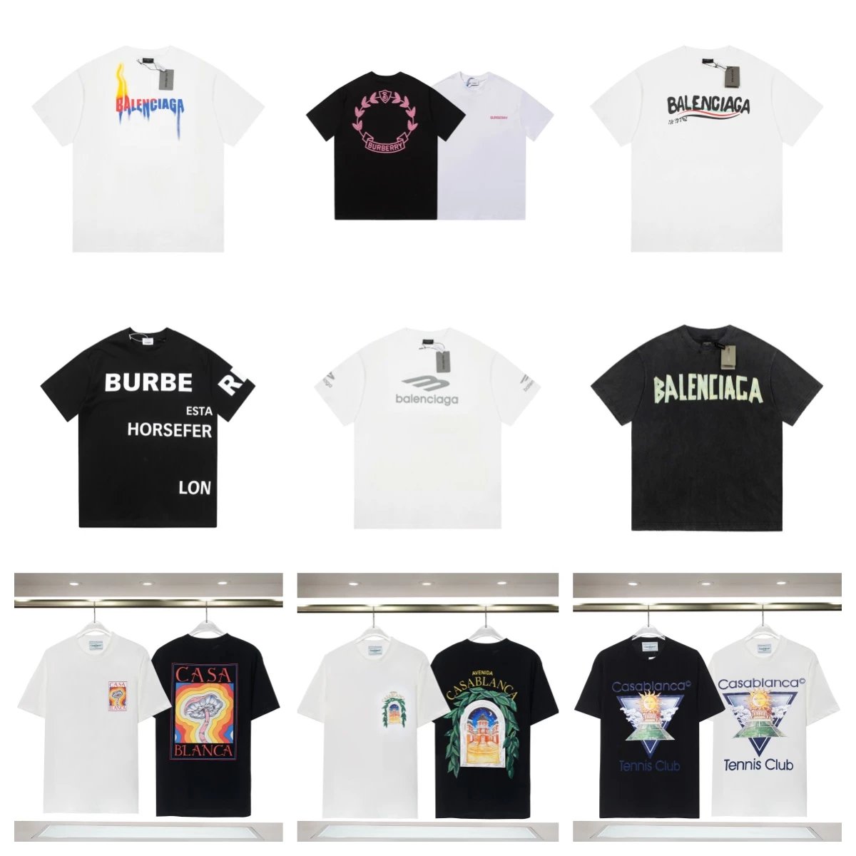 Balenciaga and Burberry Graphi