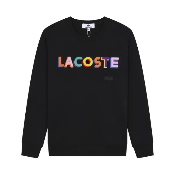 Lacoste Crocodile Oval Logo Crewneck Sweatshirt White - 9