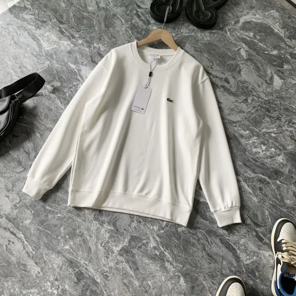 Lacoste Classic Crewneck Sweatshirt White - 1