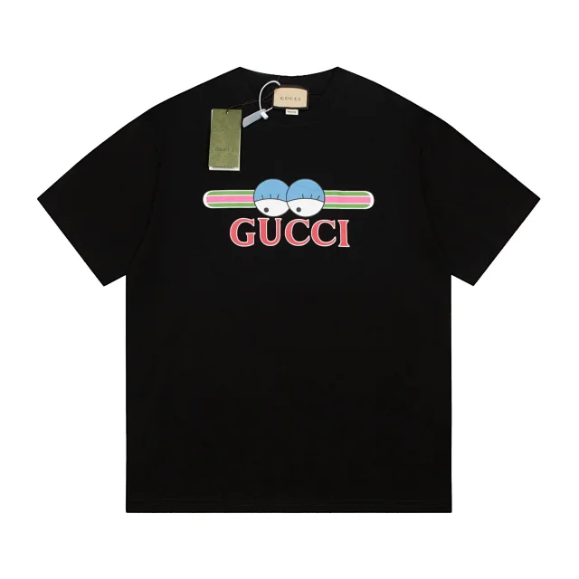 Gucci T-Shirts Logo-print crewneck product detail image 11