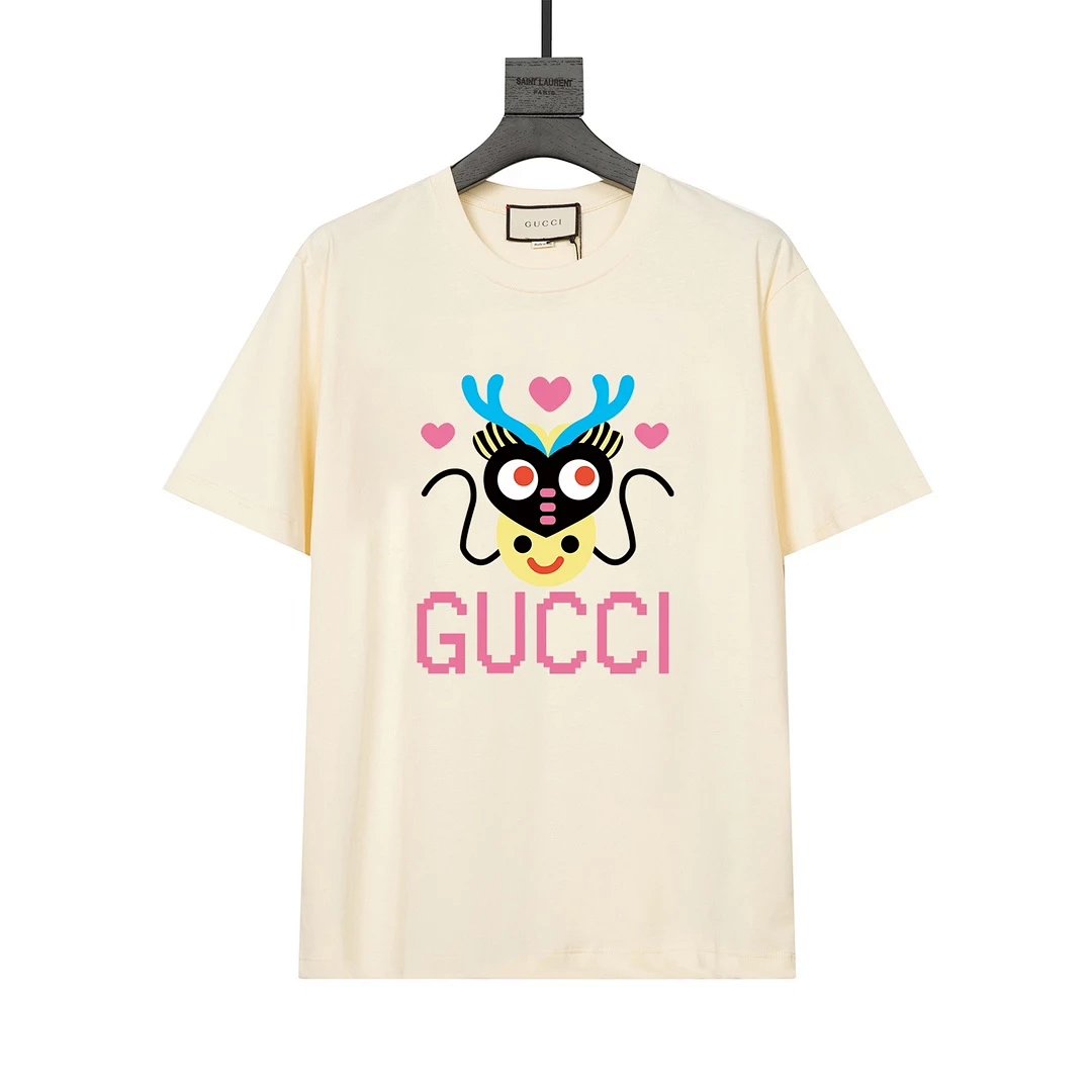 Gucci Ice Cream Cone Sequin Embellished Beige T-Shirt product detail 16 in Litbuy spreadsheet finds